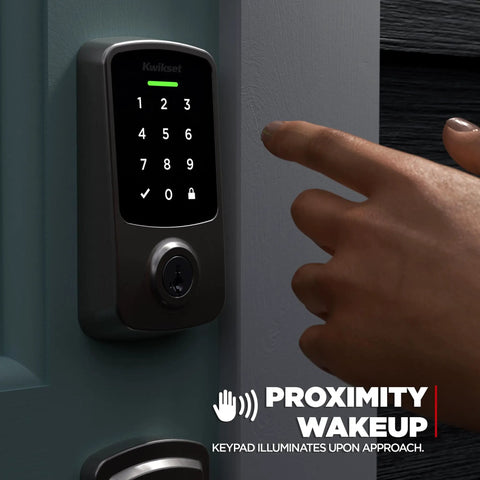 Tight Fit Keyless Entry Smart Deadbolt With Matter Thread And Bluetooth For No Sweat Apple Home Alexa Google Setup Proximity Wakeup Geofence Auto Unlock Solid Satin Nickel Finish