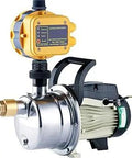 Half Horsepower Shallow Well Water Pump For Home And Garden 120V AC Self Priming Garden Hose Pump featuring metallic body