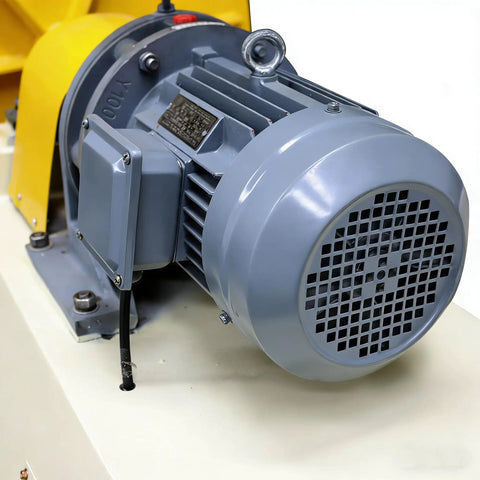 Close-up of motor unit from Workhorse Industrial Ball Mill Grinding Machine 220V For Wet Powder Milling, 110Lb Capacity