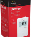 Element Non Programmable Floor Heating Thermostat With Dual Voltage 120 240V, No Fuss Floor Temperature Sensor, Built In GFCI box