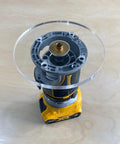 Legit 6 Inch Round Clear Acrylic Router Base Plate Upgrade Featuring Pre Drilled Alignment Holes For DWP611 DCW600B Compact Routers on router