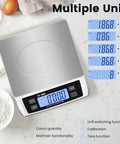 Pro Grade Digital Kitchen Scale With 66 Pound Capacity For Baking And Cooking A Large Food Scale In Stainless Steel With LCD Display