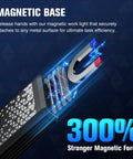 Magnetic base of Ultra Slim EDC Flashlight Rechargeable With 8 Modes Magnetic Base And Clip Pocket Sized Lightweight 37 Grams
