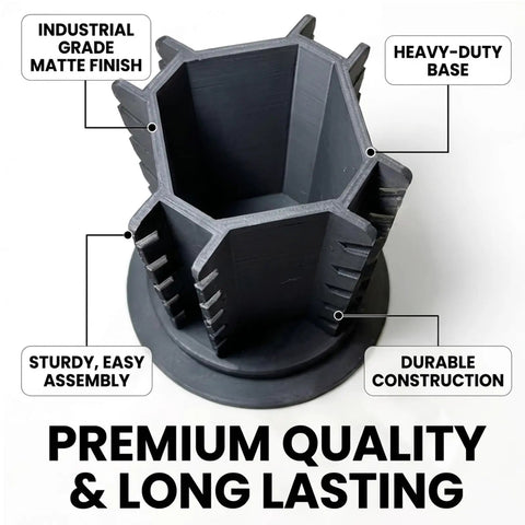 360 Degree Rotating Fingerboard Display Stand For 20 Decks And Accessories, hexagonal design, matte finish, durable base