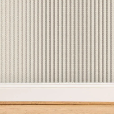 Straight Up Rustic Farmhouse Vinyl Wallpaper With Kickass Leather Texture Heavy Duty Type II Wallcovering, striped design.