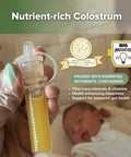 Fresh Mama Game Changer Colostrum Collector Set Bpa Free Silicone Collection Cups Easy Breast Milk Kit Includes Storage Case And Wipes Hassle Free Nursing Feed Support For New Moms with nutrient-rich colostrum in a syringe.