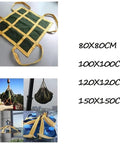 Heavy Duty Cargo Lifting Net for Pallets and Cranes Beefy Canvas Construction with Reinforced Handles, various sizes shown