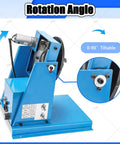 Solid Rotary Welding Positioner Workhorse With Smooth Operator Spin And Quick 0 To 90 Degree Tilt Angles view showing 0-90 degree tilt mechanism.