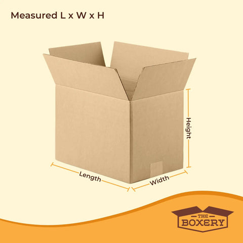 10x8x6 Brown Kraft Corrugated Shipping Boxes 100 Pack Bulk For Mailing, Packing, Moving And Storage, Durable, Eco Friendly