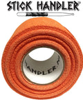 Top Shelf Non Slip Drumstick Grip Tape That Locks Down Your Sticks And Keeps Your Sweat At Bay For Killer Live Sets Or Practice Sessions In Bright Orange Soft Cotton Material. Rolled view showing texture.
