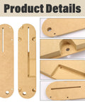 Zero Clearance Insert Throat Plate Kit For Delta Table Saws 36-725 36-725T2 36-5152 36-5000 36-5000T2 3 Pack details