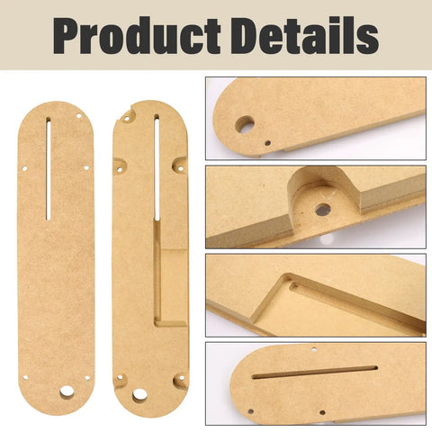 Zero Clearance Insert Throat Plate Kit For Delta Table Saws 36-725 36-725T2 36-5152 36-5000 36-5000T2 3 Pack details