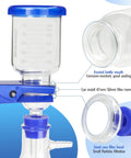 Premium Borosilicate Glass Vacuum Filtration Distillation Kit With 1000ml Filtering Flask And 300ml Graduated Funnel close-up
