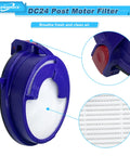 Close-up of DC24 post motor filter from No Fuss Easy Install Vacuum Filter Kit Replacement For DC24 Ball Vacuum Cleaner.