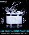 Two Pack 3/4-Inch Flexible PVC Condensate Pipe Couplings for Plastic to Copper Plumbing Connections under water splash