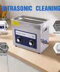 Heavy Duty 6.5L Ultrasonic Cleaner With Heater And Timer 180W Stainless Steel Bath Delivers 40KHz Deep Cleaning For Jewelry
