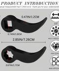 Pry Bar Wrench Adapter Head Set For Half Inch Square Drive Pro Grade Heavy Duty Crowbar Adapter Tool dimensions