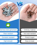 18 Pack Heavy Duty Silver Electrical Panel Screws For Square D Schneider Qo Homeline Siemens Murray Load Center Breaker Box hardware in hand.