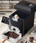 No Stress Daily Roasts With This 200 Gram Electric Coffee Machine serving smooth hot air processing with stainless steel tray.
