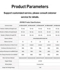 Product parameters table for Slick Heavy Duty 100A LiFePO4 Battery Management System For 8S To 16S Packs 200A Peak Discharge 1A Active Cell Balancing.