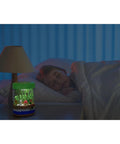 Child sleeping beside Light Up Terrarium Kit For Kids A Fun Hands On STEM Science Toy That Lets Boys And Girls Build A Miniature Garden