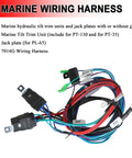 Marine Tilt Trim Wiring Harness Kit With Relay Reset Circuit Breaker For PT 130 PT 35 Jack Plate PL 65 7014G Replacement Cable Kit