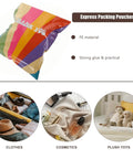 Rainbow Color Waterproof Poly Mailer Bags 100 Count Self Sealing Shipping Envelopes For Clothes Tough As Nails Tear Resistant