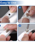 Step-by-step use of Straight Up Heavy Duty Chicago Screw And Nut Kit Ten Sets M5x15mm Socket Head Fasteners Nickel Plated Carbon Steel.