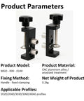 Aluminum Profile Drill Guide For 2020, 2040, 3030, 3060 European Standard Extrusion, Precision Drill Jig, product specifications