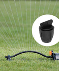 Six Pack Irrigation Fittings Set PVC Female Hose Thread Non Swivel Adapters To Five Sixteenth Inch Tubing With Barbed End Plugs drip line plug