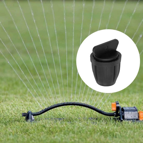 Six Pack Irrigation Fittings Set PVC Female Hose Thread Non Swivel Adapters To Five Sixteenth Inch Tubing With Barbed End Plugs drip line plug