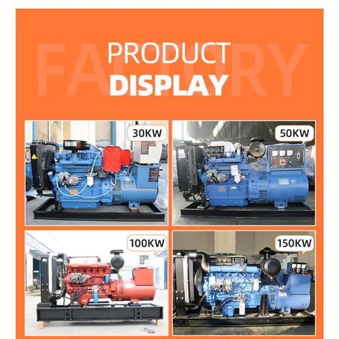 Quiet Portable Generator Set For Marine Use And Home Backup And Construction Site Power High Performance Reliable Electricity Solution For Professionals Smooth Operation Easy Start Durable And Ready To Work product display with various generator models