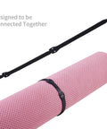 Black 100 Pack Reusable Cable Ties And Straps, 6 Inch By 0.47 Inch Thin Cord Organizers With Hook And Loop on rolled mat