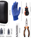 100 Piece Tire Plug Repair Kit No Tire Removal Needed Patch Tools With Portable Storage Bag and included accessories