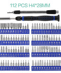 172 In 1 Magnetic Precision Screwdriver Kit With 156 Bits For Phones Computers Electronics Watches Laptops And Eyeglasses
