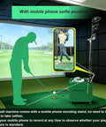 Automatic Golf Ball Dispenser And Tee Up Trainer For Driving Range And Home Practice With mobile phone position display