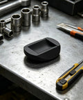 Four Pack Anti Slip Rubber Furniture Pads For Chairs And Caster Feet Round Non Skid Protectors on metal workshop table