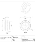 Rugged Real Deal Spherical Plain Bearing delivering rock solid heavy duty power, 40mm bore, unsealed steel design.