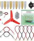 Fruit Battery Science Kit With Instruction Guide For Hands On STEM Learning Potato Science Project For School And Home Kid Friendly DIY Experiments Kit With Copper And Zinc Sheets LEDs Wires Buzzer Motor And Propeller