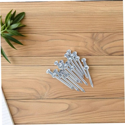 Heavy Duty Lawn Aerator Spikes 12 Pc Set Metal Spikes For Grass Care on wooden surface