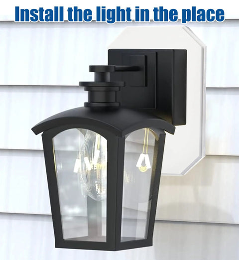 Vinyl Siding Mounting Block With Built-In Electrical Box White, Heavy-Duty Plastic, Paintable Surface, Durable Weatherproof Mounting Block For Outdoor Lights And Fixtures, Quick Install, black outdoor light on siding