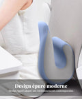 Neck Pillow For Office And Gaming Chair With Secure C Shaped Clamp Headrest Cushion For Neck Support Pressure Relief Desk Nap Pillow