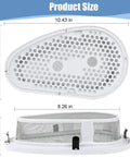 Lint Filter Screen Replacement W10828351 For Dryer Models 8531964 And 8531967 with size dimensions shown