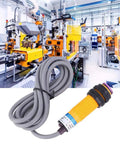 JYIO 10 Pack Infrared Photoelectric Switch Diffuse Reflection Sensor Module For Machine Tools with rugged cable displayed in factory setting