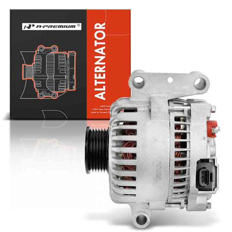Beefy 110 Amp 12 Volt Alternator For Ford Escape And Mazda Tribute 2001 2002 2003 2004 V6 3.0L With 6 Groove Pulley Drop In Replacement Part 1L8U10300CD