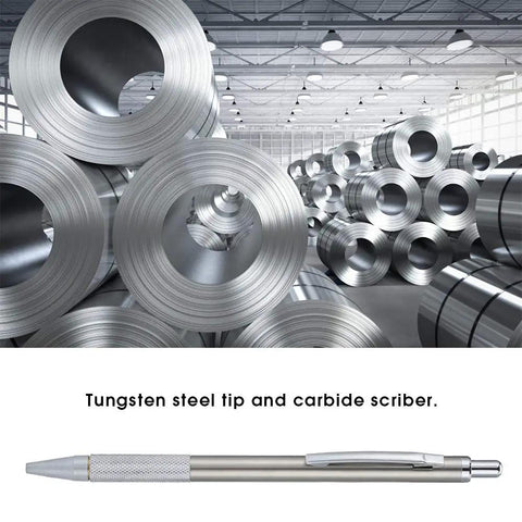 Top Shelf Diamond Tipped Engraving Pen For Glass And Metal With Killer Precision Scriber Tool Nifty Craft Marker For Diy Projects And Fine Lettering Works In Sleek Silver Finish on tungsten steel rolls.