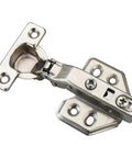 26mm Mini Cup Soft Close Cabinet Hinges For Thin Doors Full Overlay Concealed Hinges With Screws Nickel Finish 2 Pack