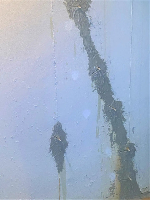 Wall with sealed concrete crack using LCR Epoxy Concrete Crack Repair Kit Stop Leaks With High Performance Structural Bonding