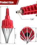 Universal Pneumatic CV Joint Boot Installation Tool Kit with expander rod dimensions highlighted for Audi BMW Mercedes