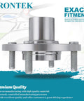 Front Wheel Hub Bearing 517503-D003 Direct Fit Drop In Replacement For 2002 2005 Hyundai Sonata And 2003 2006 Kia Optima Four Lug Front Driver Or Passenger Side Hub Assembly product image showcasing the hub from an angle
